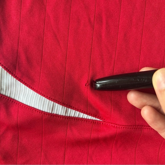 Chicago Fire MLS Soccer Jersey Yth L Climacool Adidas Authentic Red White Y2K 06 - Picture 10 of 11